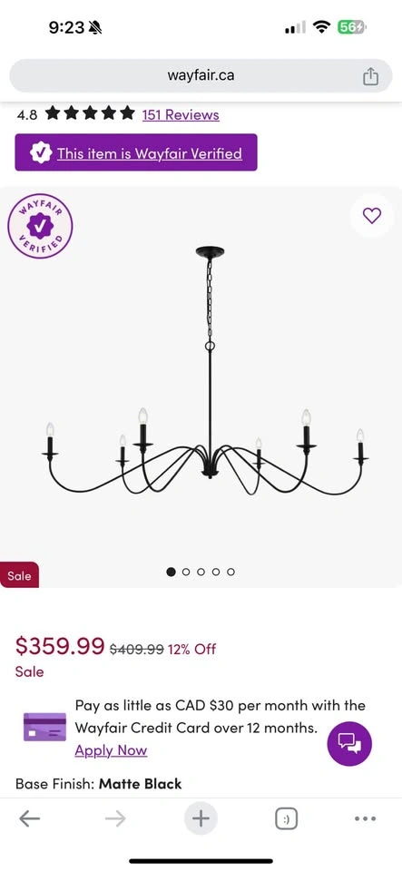 Chandelier light - Sherree 6 - wayfair - photo 5