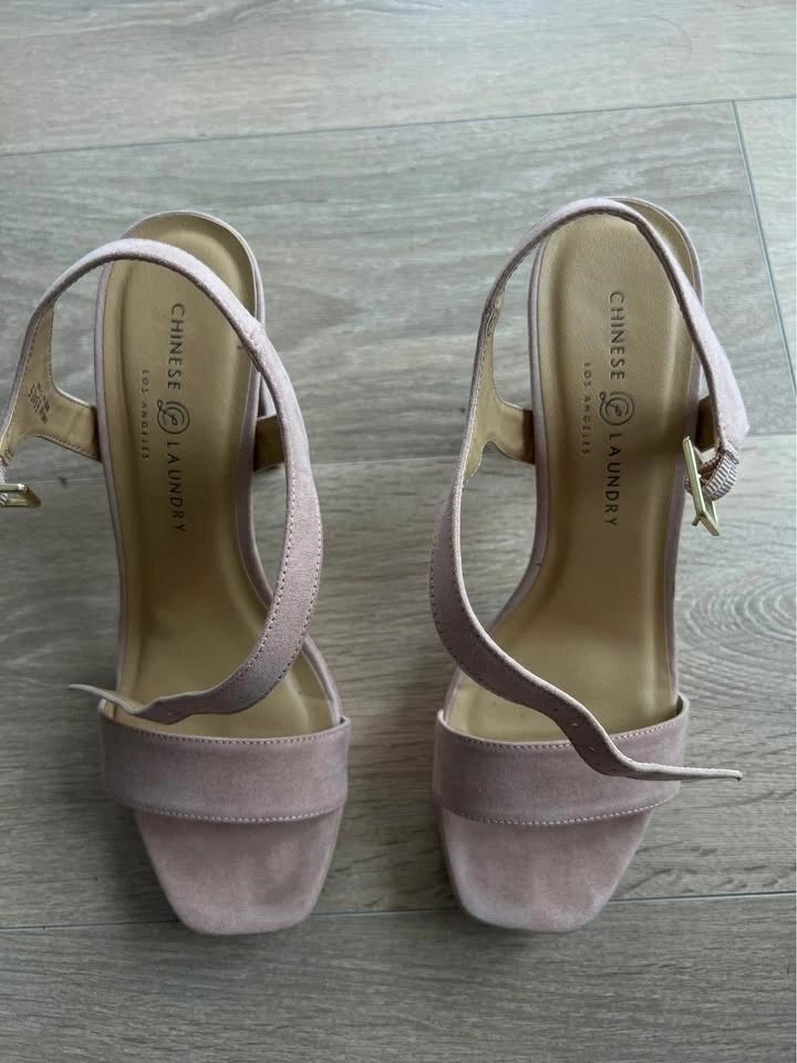 Chinese Laundry Nude Block Heel Sandals – Size 9.5 - photo 2