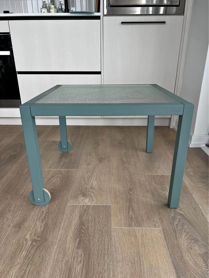 Coffee table with the glass