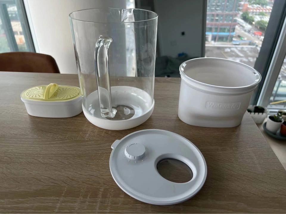 Glass Waterdrop Water Filter Pitcher - photo 2