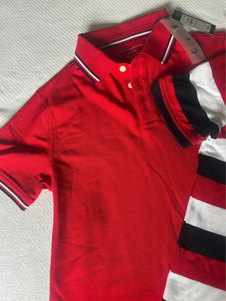 Tommy Hilfiger Polo Shirts new with tags XL (16-18) 2 pack - photo 4
