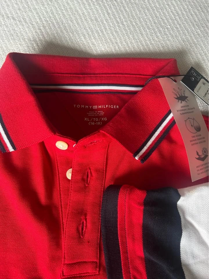 Tommy Hilfiger Polo Shirts new with tags XL (16-18) 2 pack - photo 5