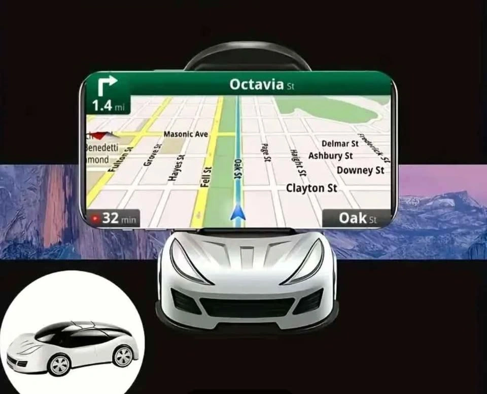 360° Rotatable Car Phone Holder - Universal Waterproof