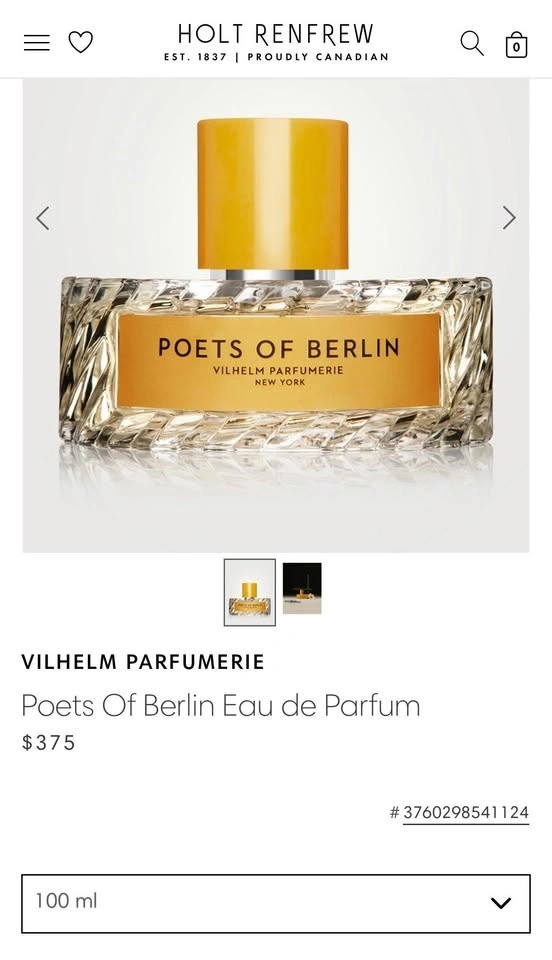 Vilhelm Parfumerie - Poets of Berlin 100ml EDP - photo 2