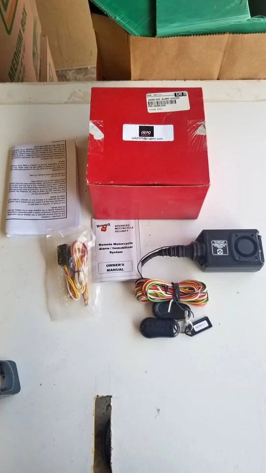 Motorcycle Deadlock Alarm System