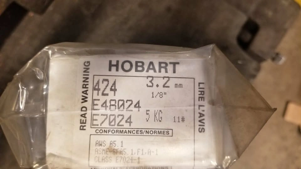 HOBART 7024 STICK ELECTRODE "JET ROD" 1/8" X 14"