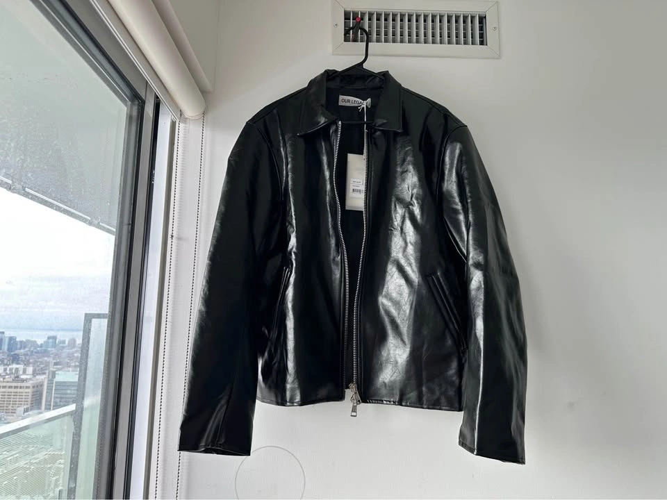 Black Leather Our Legacy Jacket - photo 3