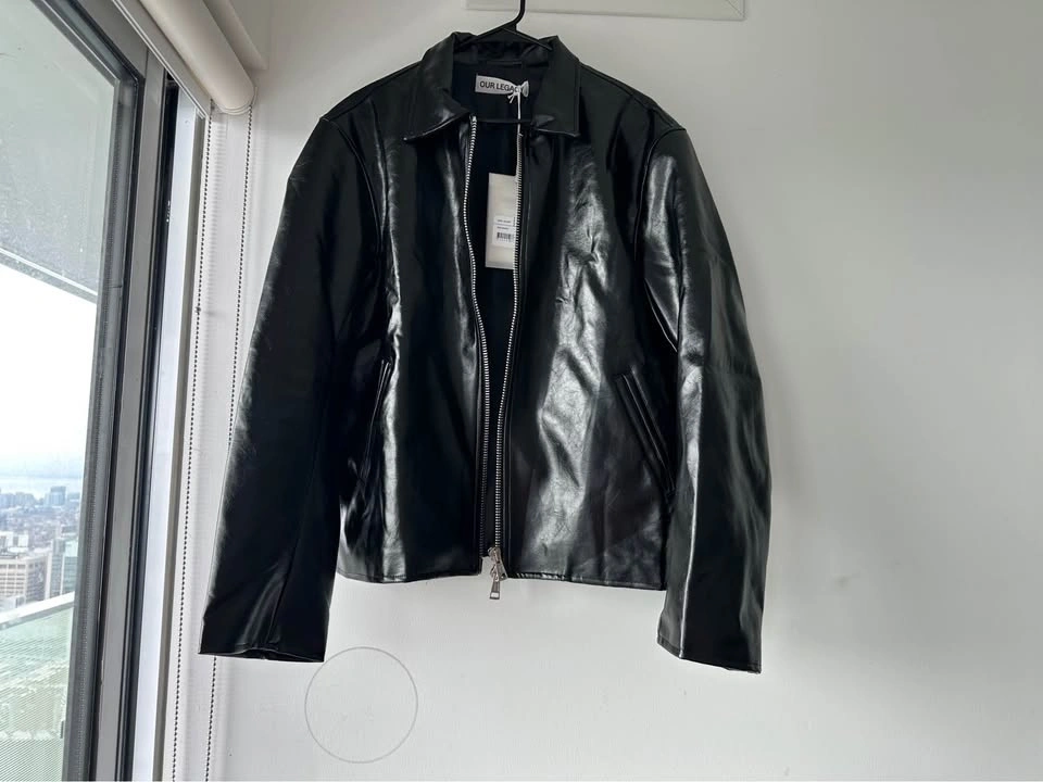 Black Leather Our Legacy Jacket - photo 5