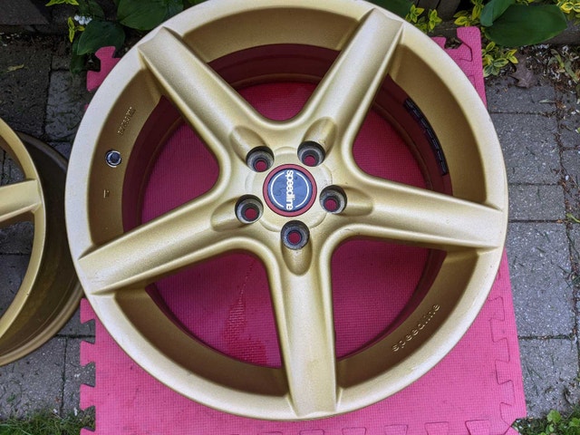 17x7 5x100 Speedline 5 Star Rims - photo 2