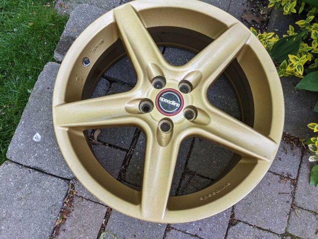 17x7 5x100 Speedline 5 Star Rims - photo 3