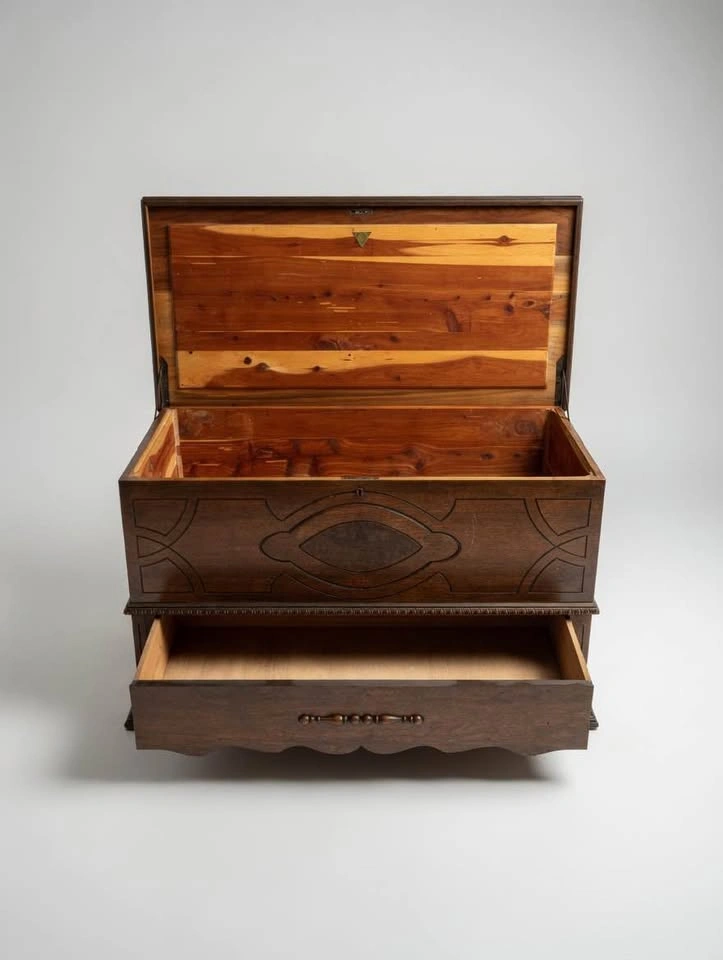 Heirloom Cedar Chest w Drawer - photo 5