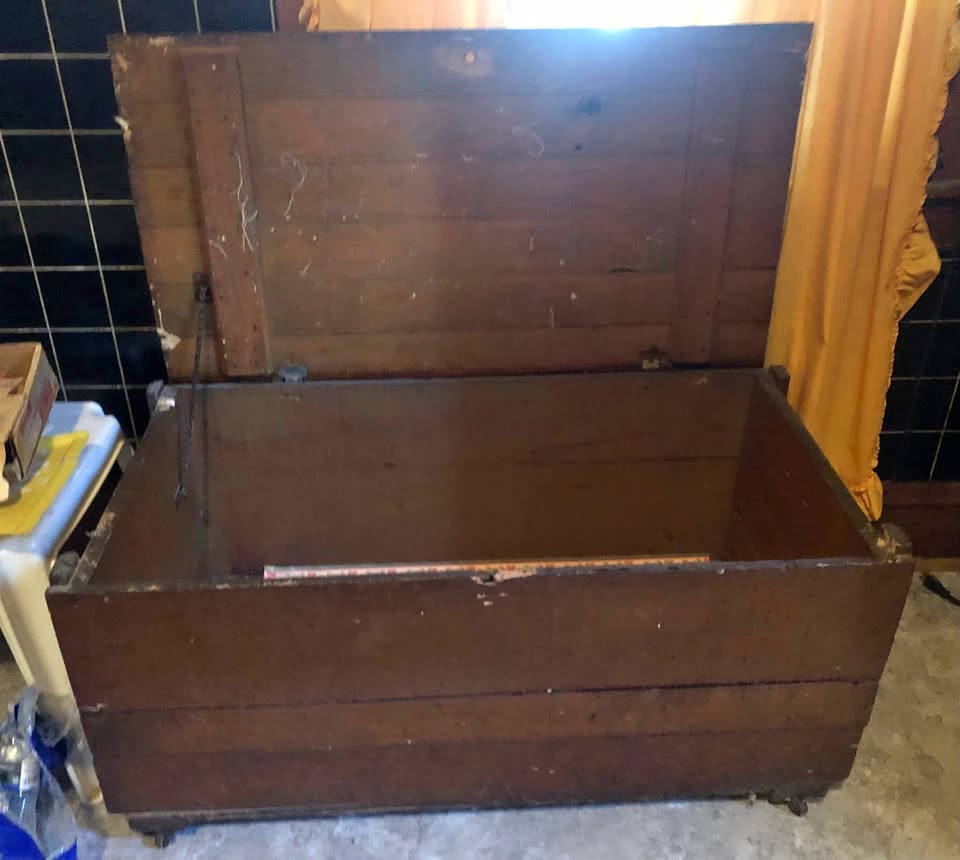 Antique Chest On Rollers One More Week
