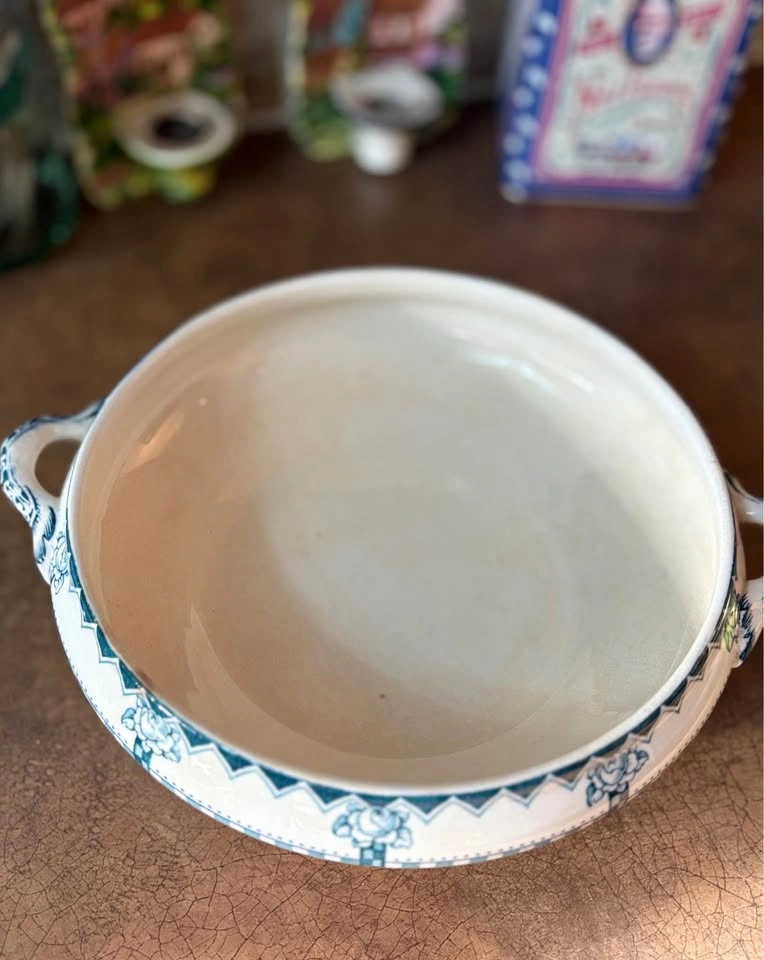 Antique Losol Ware "Gordon" Covered Serving Dish - Keeling Engla - photo 3