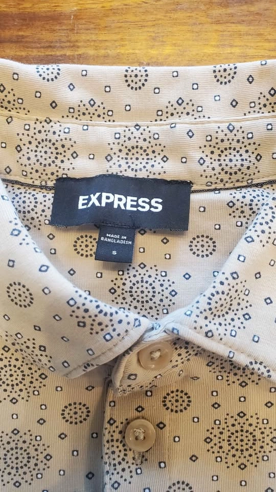 Express Men's Polo Shirt Size Small - photo 3