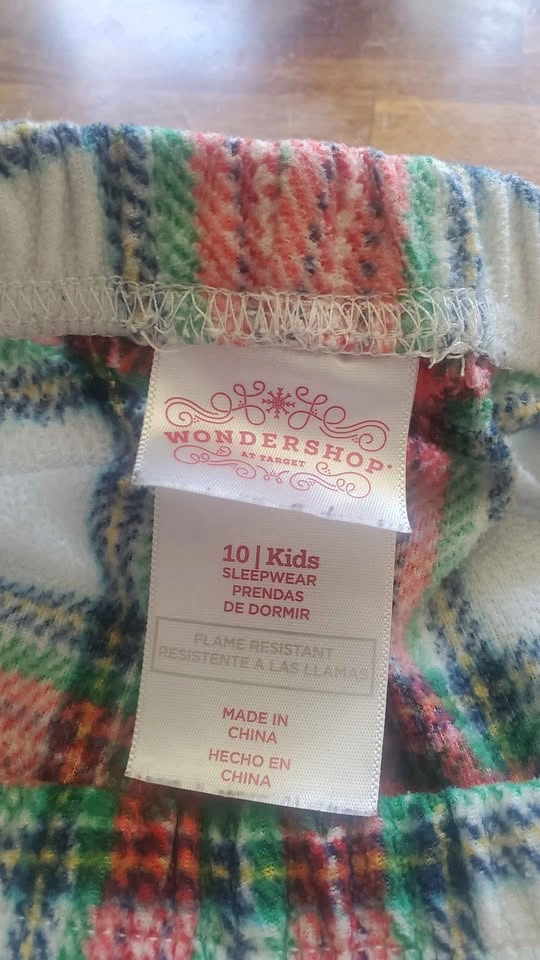 Kids Fleece Pajama Pants Size 10 - photo 3