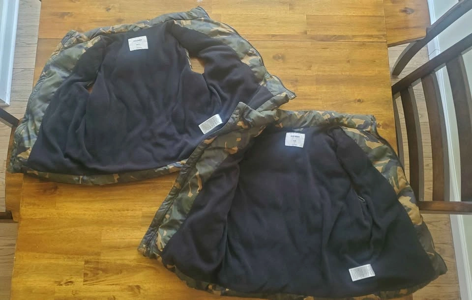 Kids Camo Puffer Vest - Old Navy - sizes S and M - photo 4