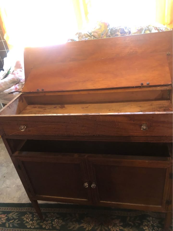 100 Year Old Antique Pantry Cabinet - photo 3