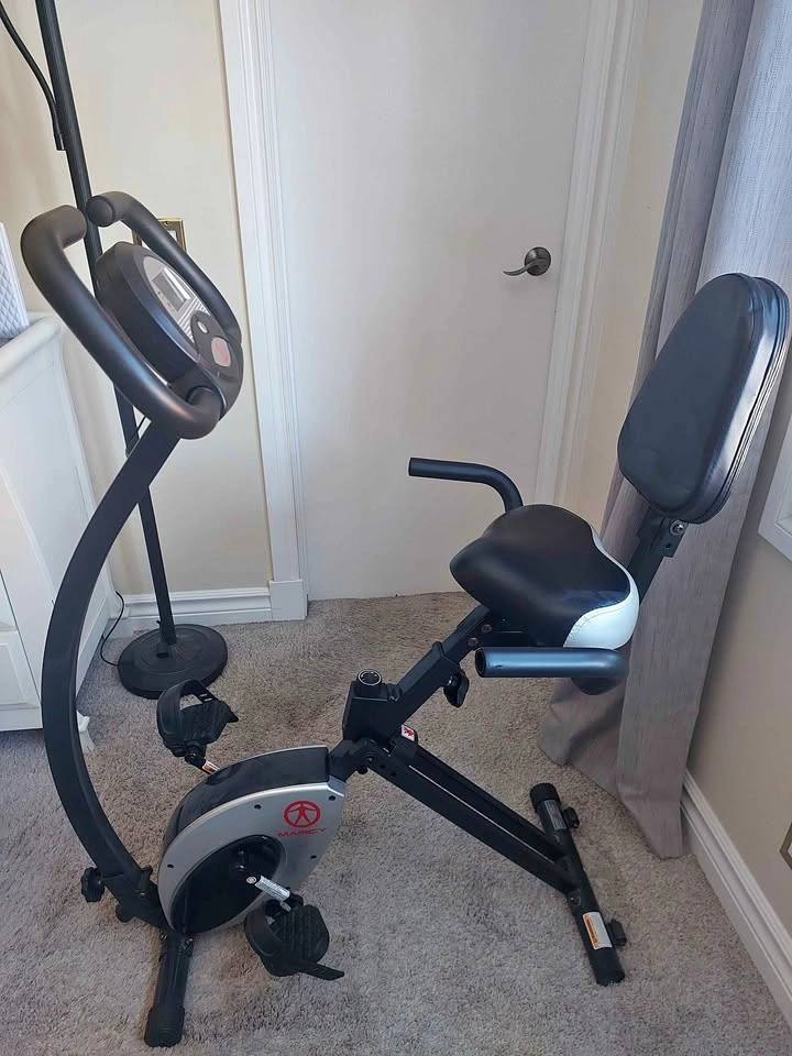 Marcy Foldable Recumbent Exercise Bike