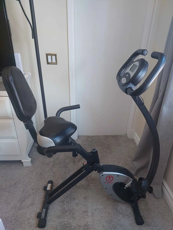 Marcy Foldable Recumbent Exercise Bike - photo 2