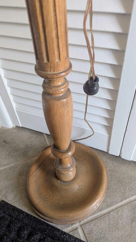 Vintage Bridge Lamp w/ Murano glass shade - photo 5