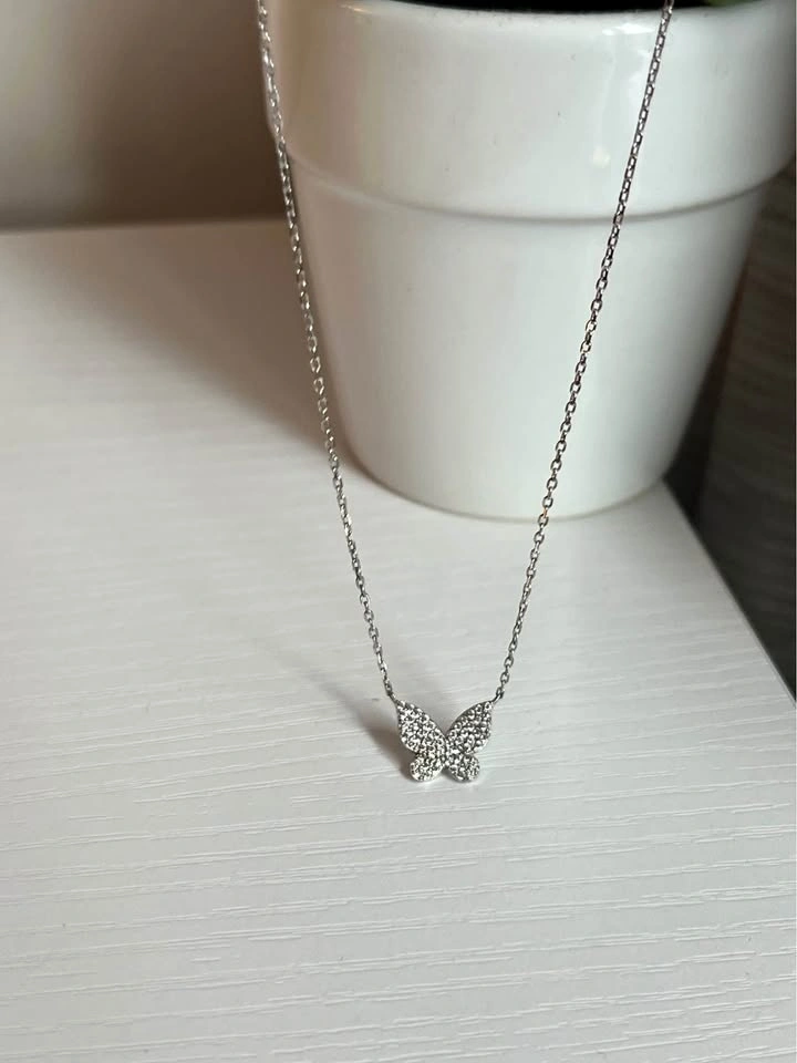 925 butterfly necklace