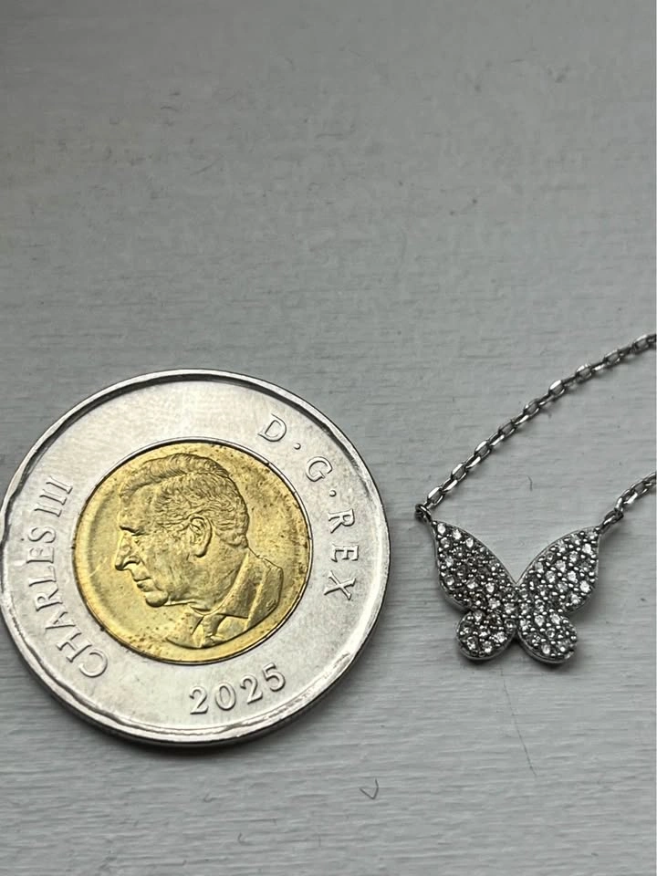 925 butterfly necklace - photo 3