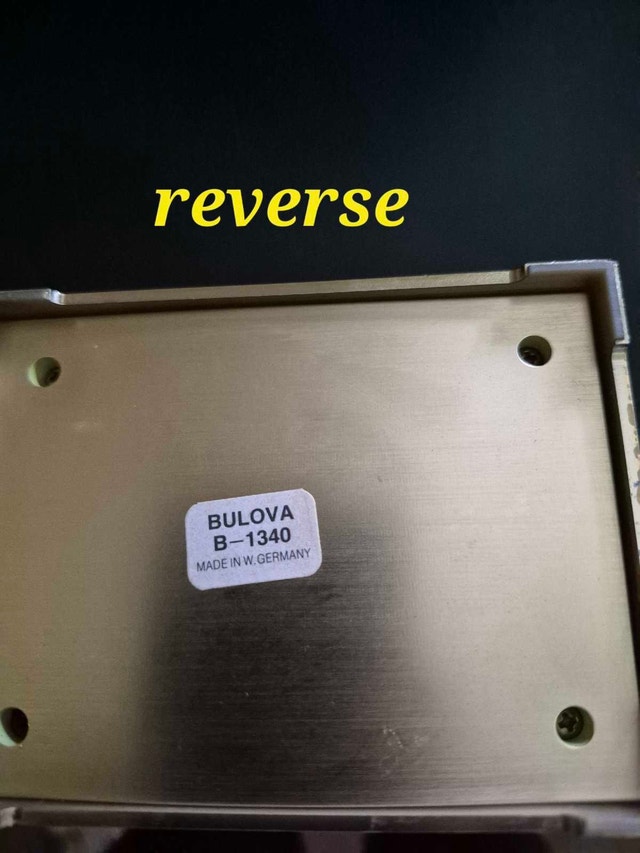 1970's Bulova Mantel Shelf Clock Quartz - photo 5
