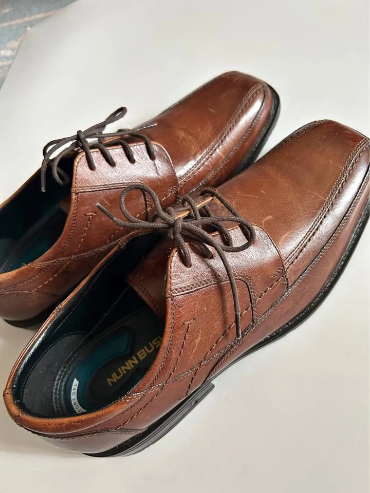Brand New Men’s Genuine Leather Dress Shoes 10-1/2