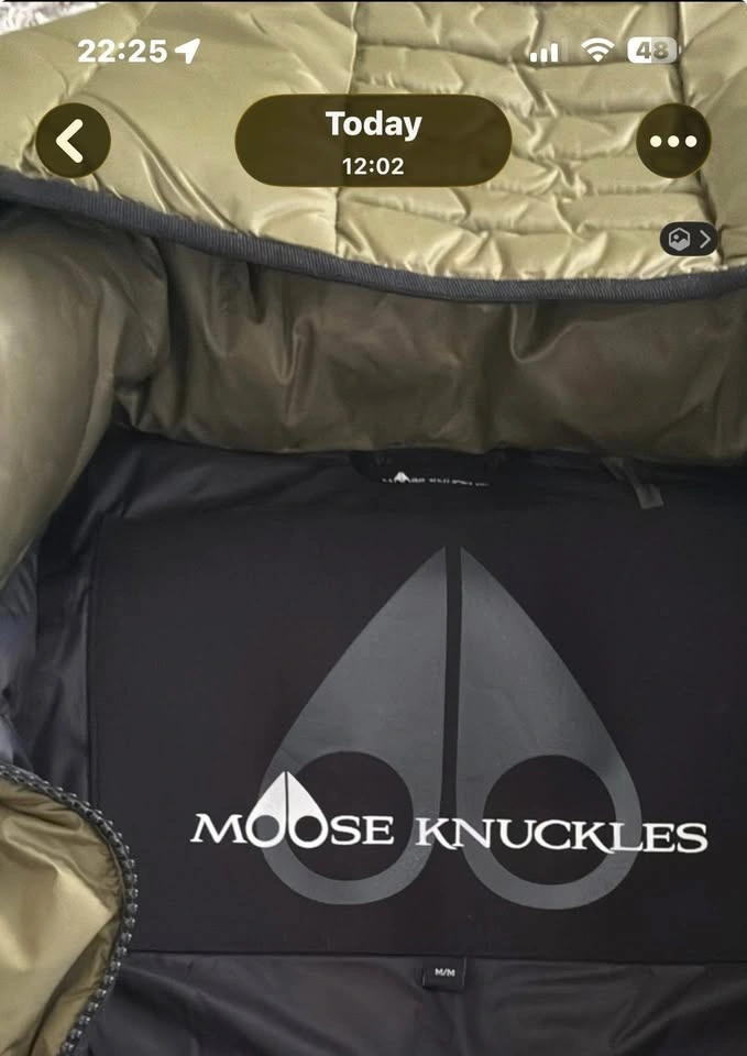 Moose Knuckles Puffer Jacket Olive Green Size M - photo 2