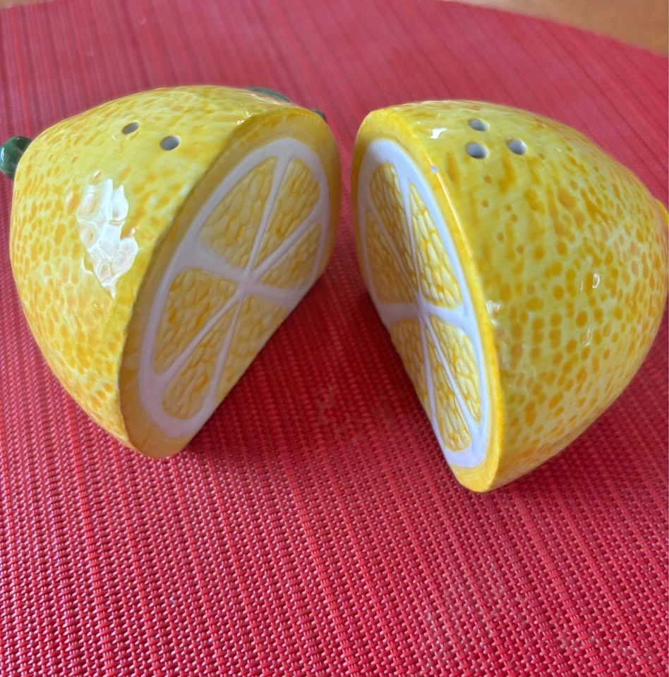 Lemon Salt and Pepper Shaker Set