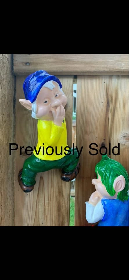 Hanging Garden Gnomes - Handpainted - photo 3
