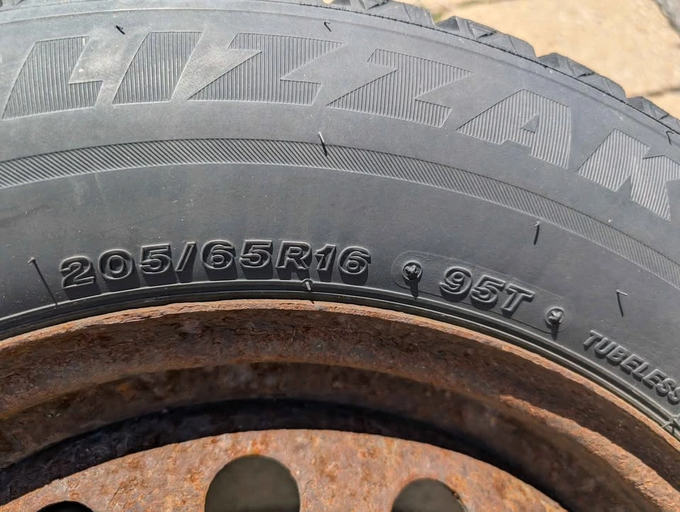 205/65R16 Bridgestone Winter Tires - photo 2