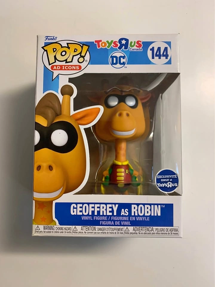 Geoffrey as Robin Funko Pop