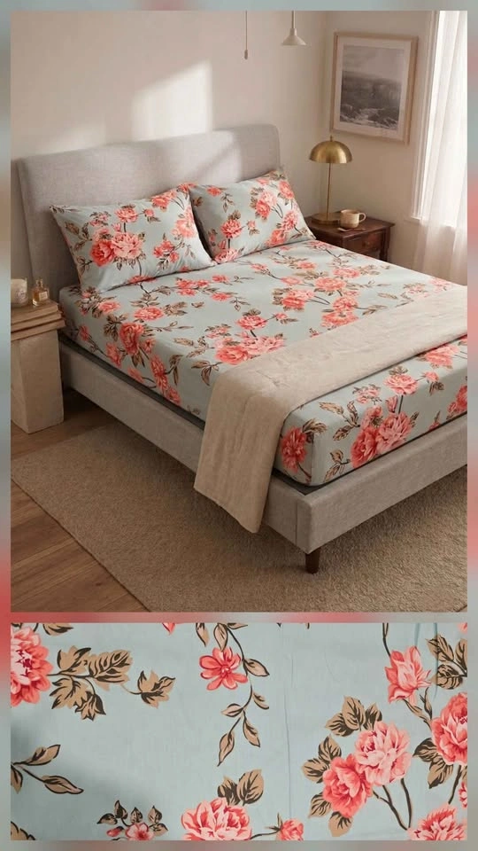 Premium quality 100% cotton bedsheet - photo 2