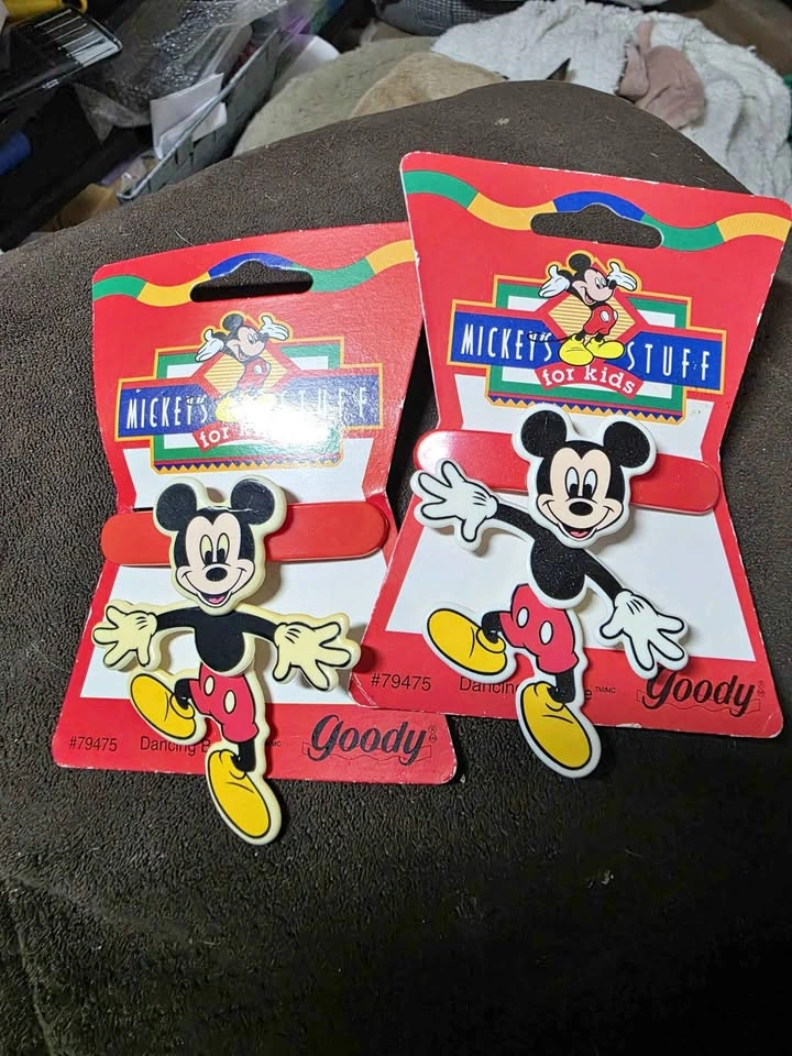 New vintage Disney hair clips