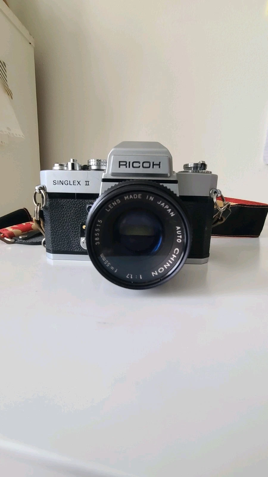 Ricoh Singlex II 35mm SLR Film Camera + Auto Chinon 55mm f/1.7 L - photo 2
