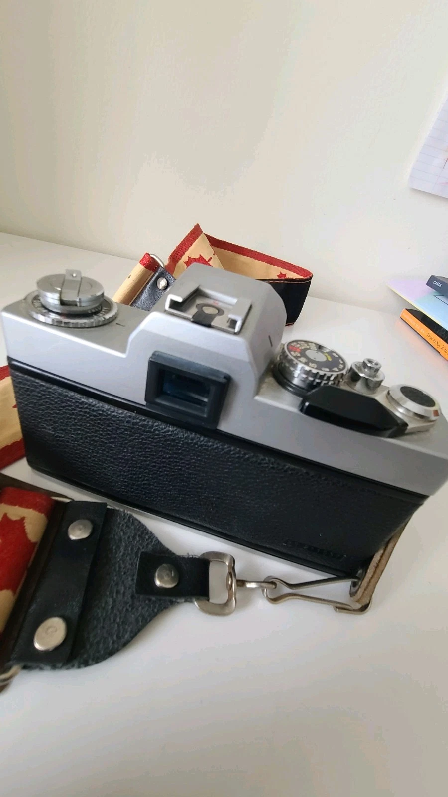 Ricoh Singlex II 35mm SLR Film Camera + Auto Chinon 55mm f/1.7 L - photo 4