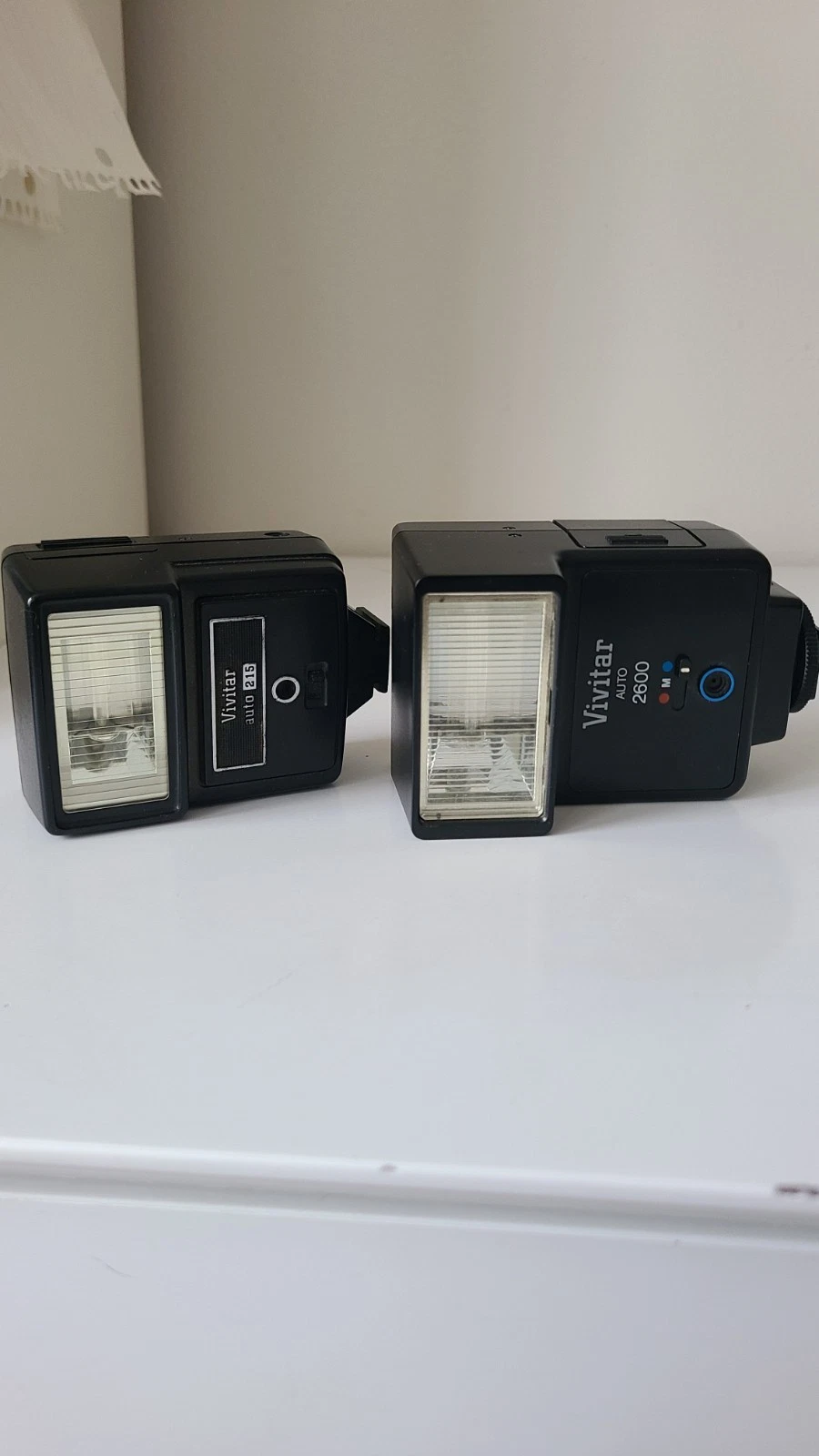 Vintage Vivitar Flash Bundle Auto 215 + 2600 Camera Flash Units