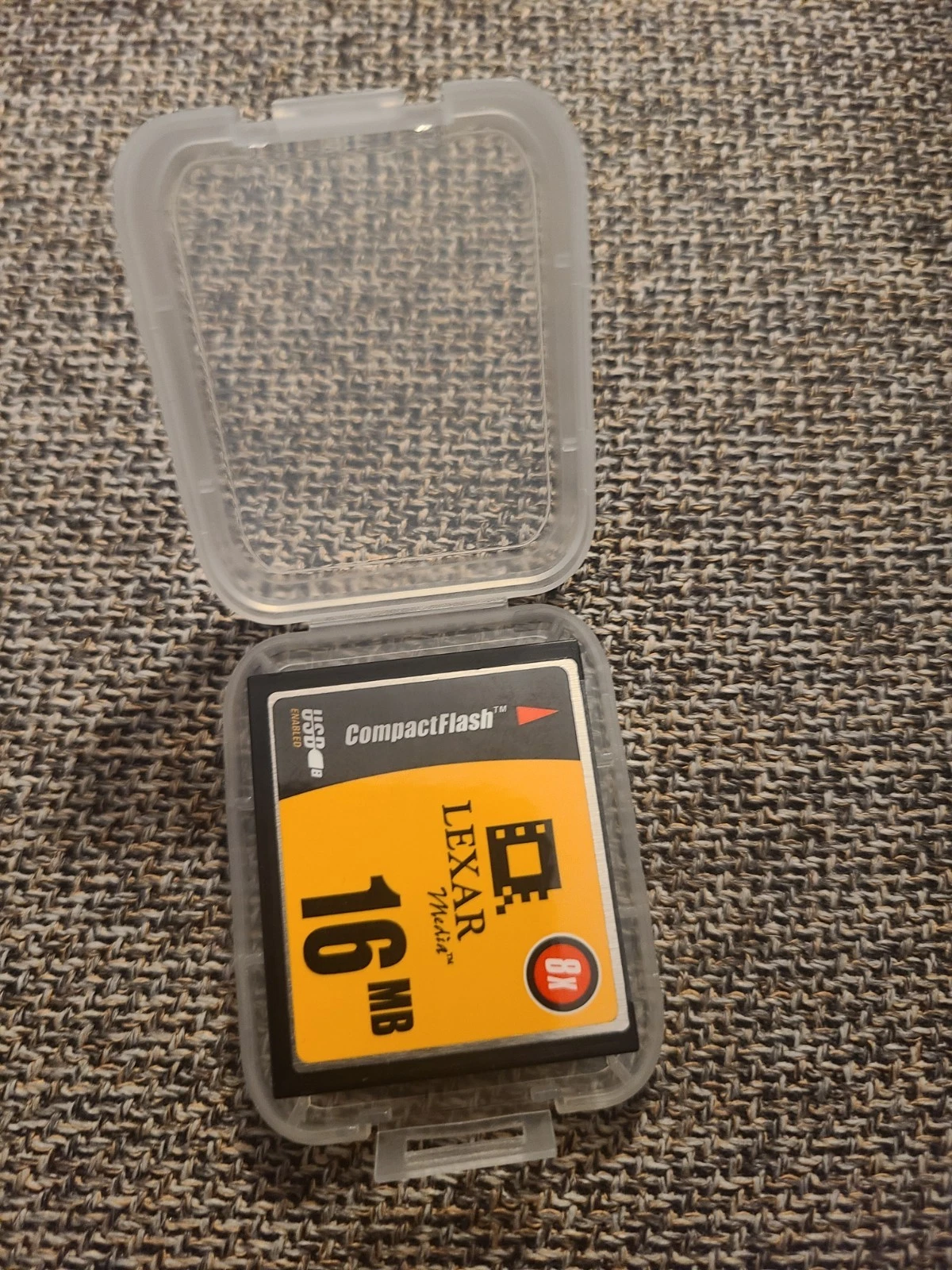 Vintage Lexar Media 16MB CF Card 8X Speed - photo 2