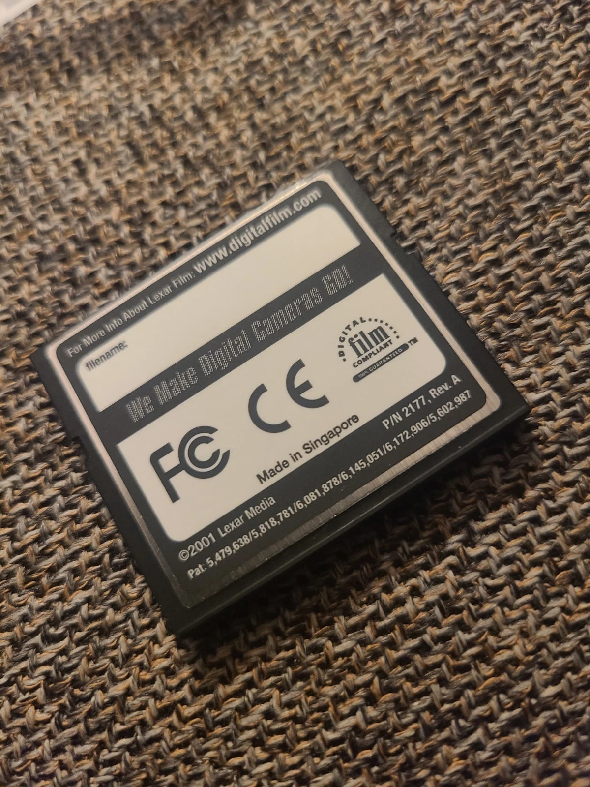 Vintage Lexar Media 16MB CF Card 8X Speed - photo 4