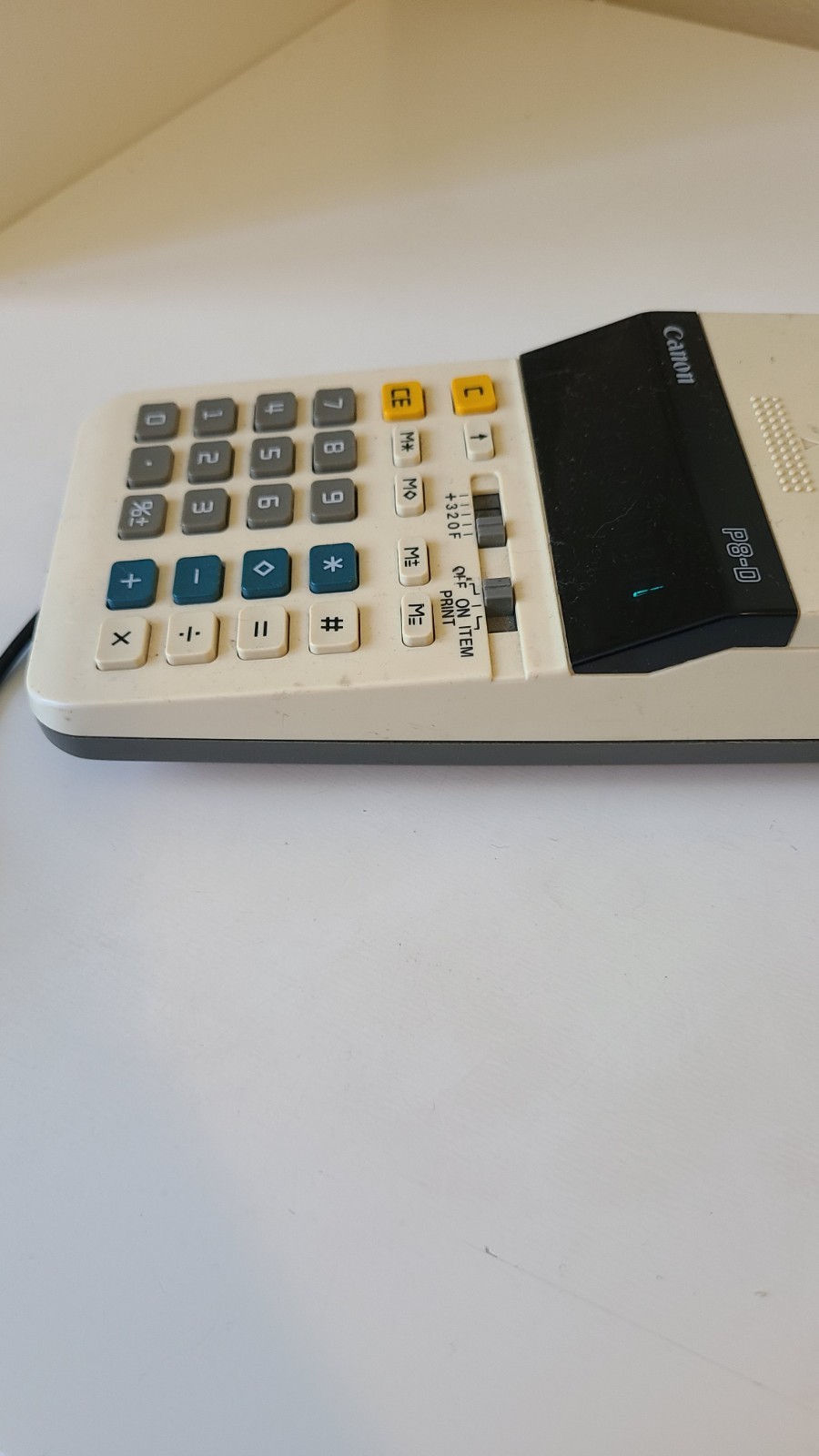 Vintage Canon P8-D Printing Calculator – Powers On - photo 2