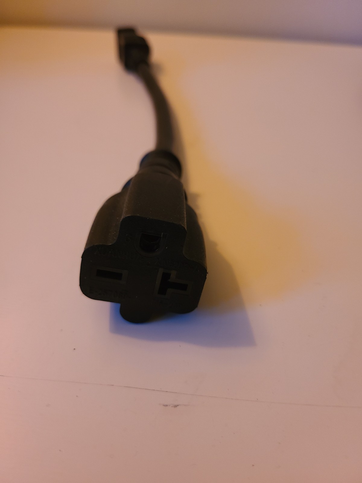 Heavy Duty C19 to 3-Prong Power Adapter Cord – 15A/125V - photo 3
