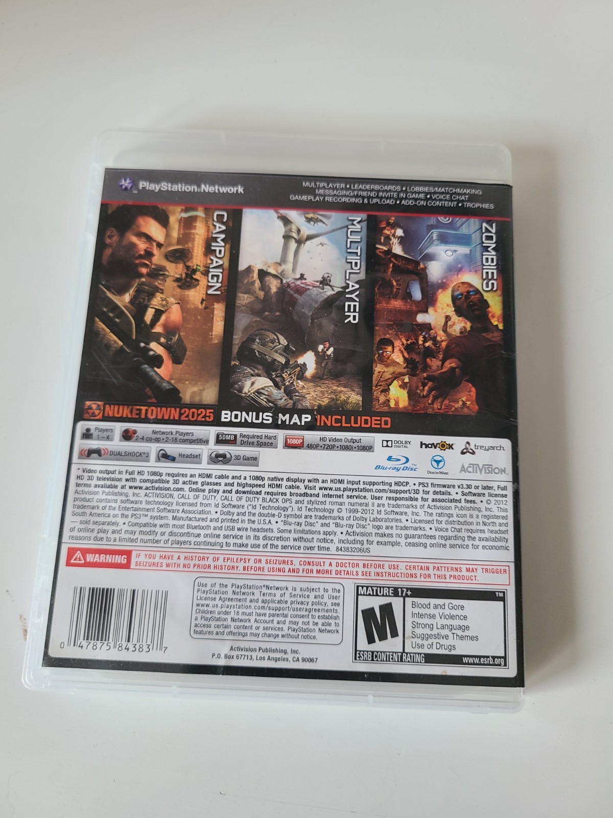 Call of Duty: Black Ops II (PS3, 2012) - photo 2