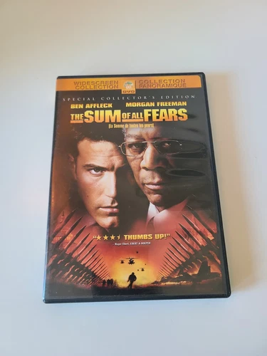 The Sum of All Fears DVD (2002) Ben Affleck Morgan Freeman