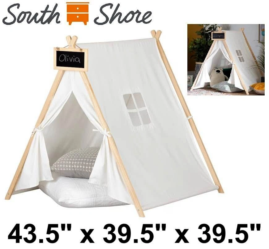 SCANDIVINIAN PLAY TENT WITH CHALKBOARD - KIDS/BABIES TOYS