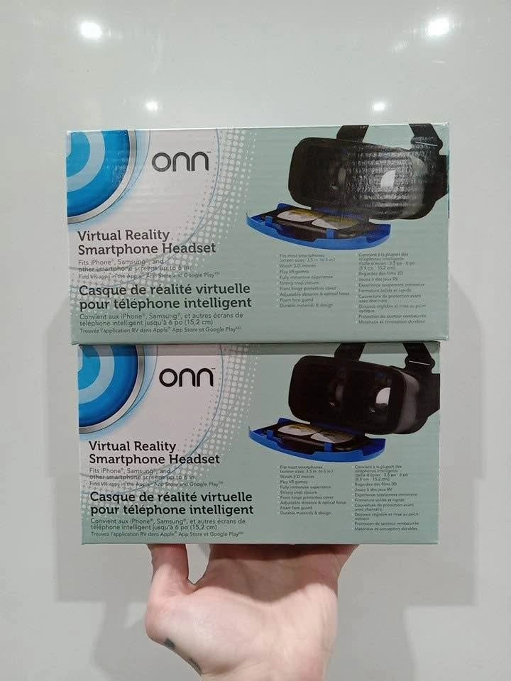 2pcs ONN VR Headset for Smartphones (Fits up to 6") - Blue - photo 3