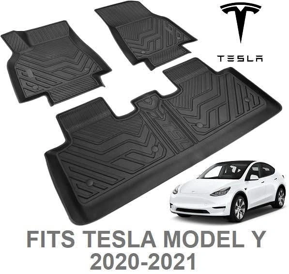 3PC Floor Liners Set - Tesla Model Y 2020-2021