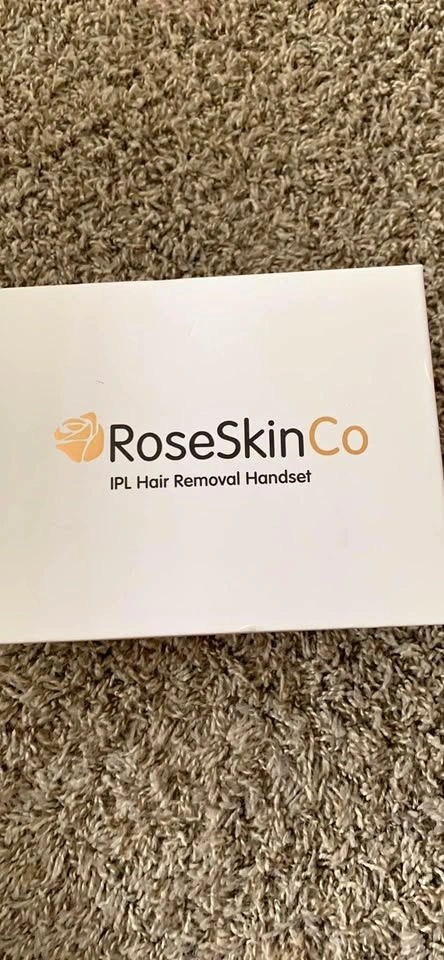 IPL hair removal handset