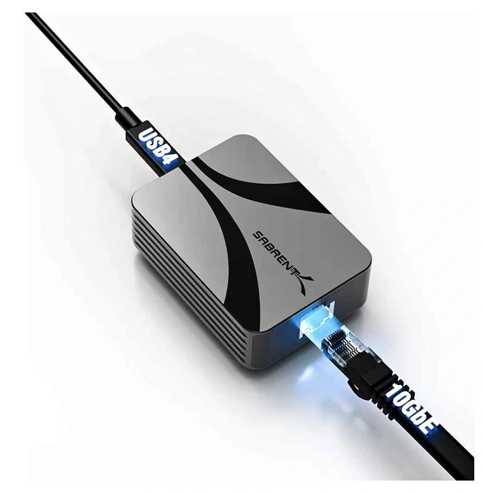 Sabrent USB4 to 10Gb Ethernet Adapter