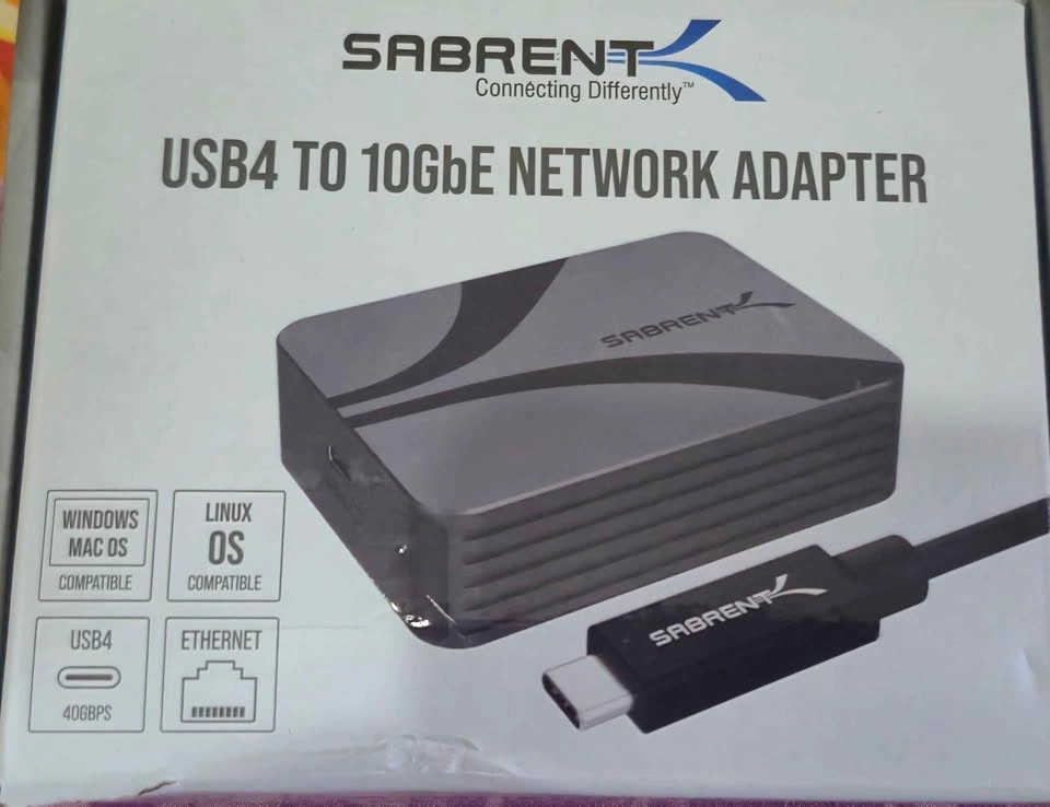 Sabrent USB4 to 10Gb Ethernet Adapter - photo 5